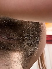 Halmia strips naked on her chair to relax